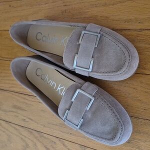 Calvin Klein Lydia Suede Loafers